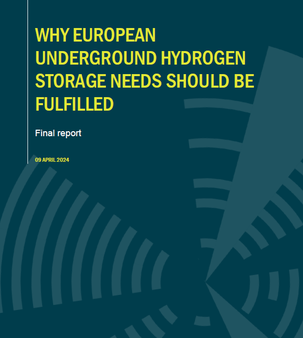 Evaluation des besoins d’infrastructures de stockage souterrain d’hydrogène en Europe