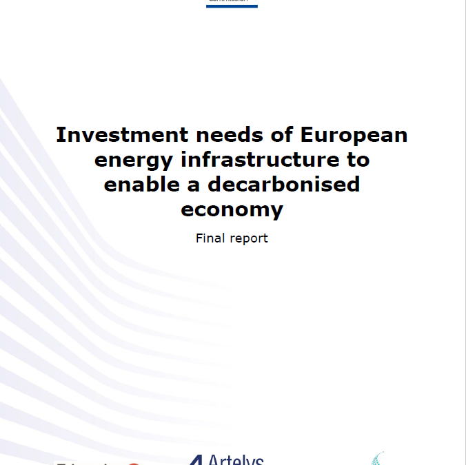 Investment needs of European energy infrastructure to enable a decarbonised economy